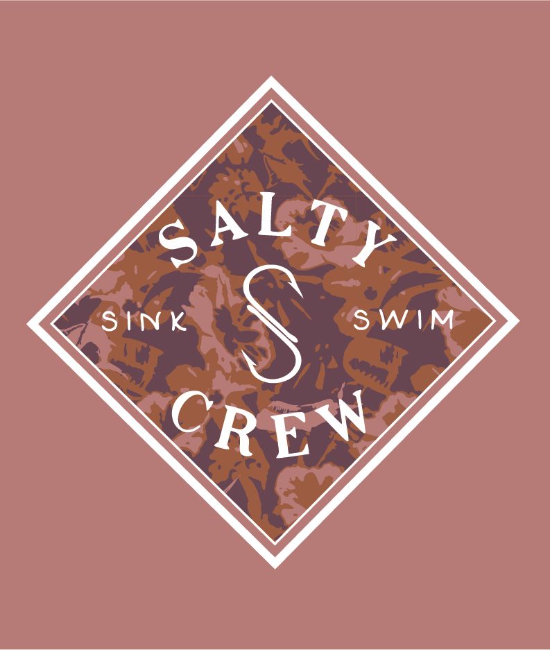 Salty Crew Tippet Fill Boyfriend T-shirt S/s Femme SMOKEY ROSE