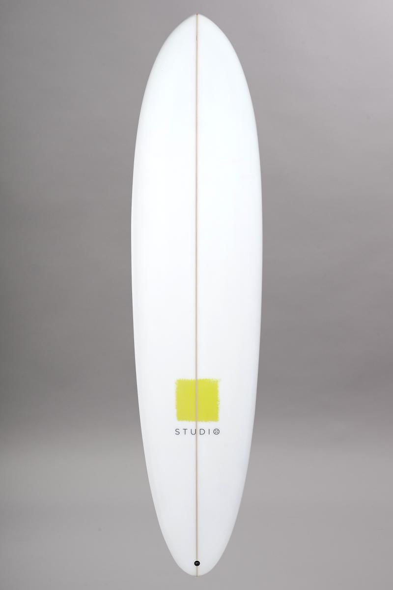 Studio 7'6 Shutter Mid Length Planche De Surf Funboard WHITE ANISE (PRP01)