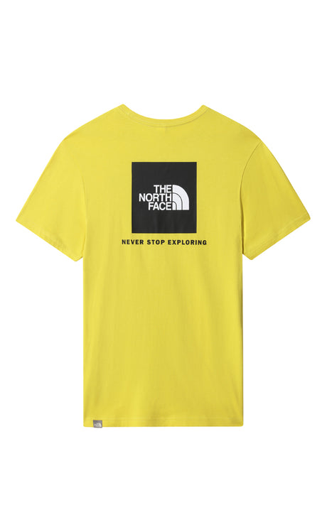 The North Face Red Box Acid Yellow T-shirt S/s Homme ACID YELLOW