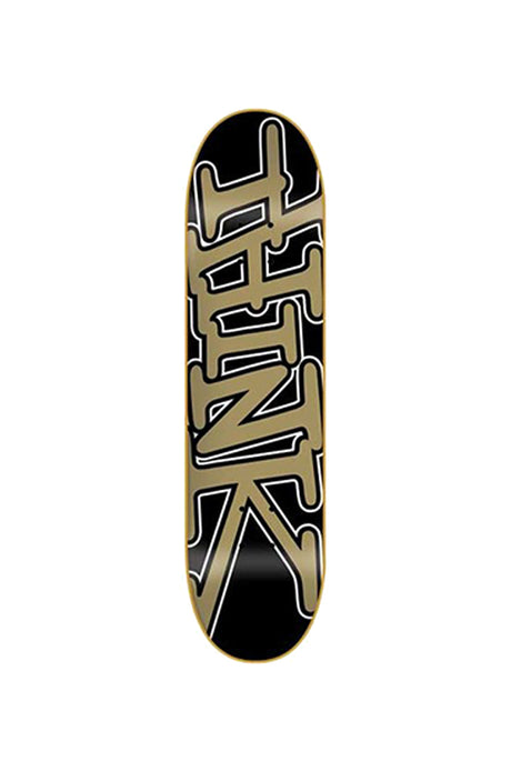Think Classic Tag 7.875 Deck De Skateboard BLACK/GOLD