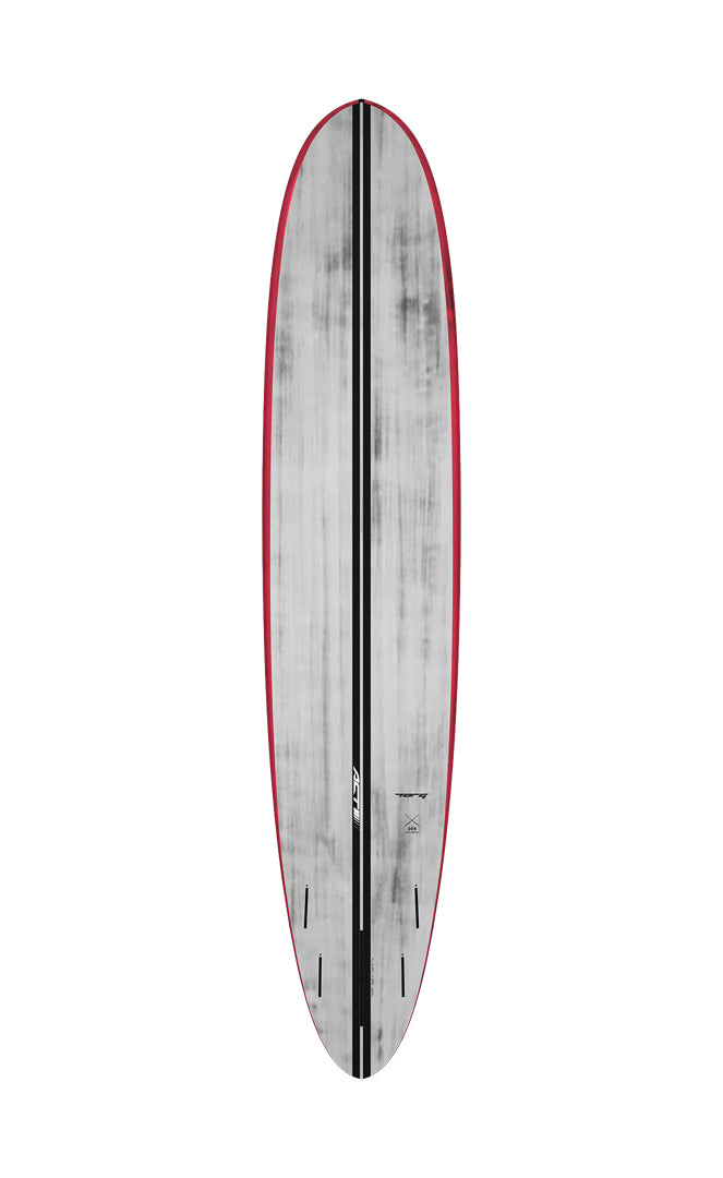 Torq Act Don Hp Red Planche De Surf Longboard RED RAILS/BRU GRAY