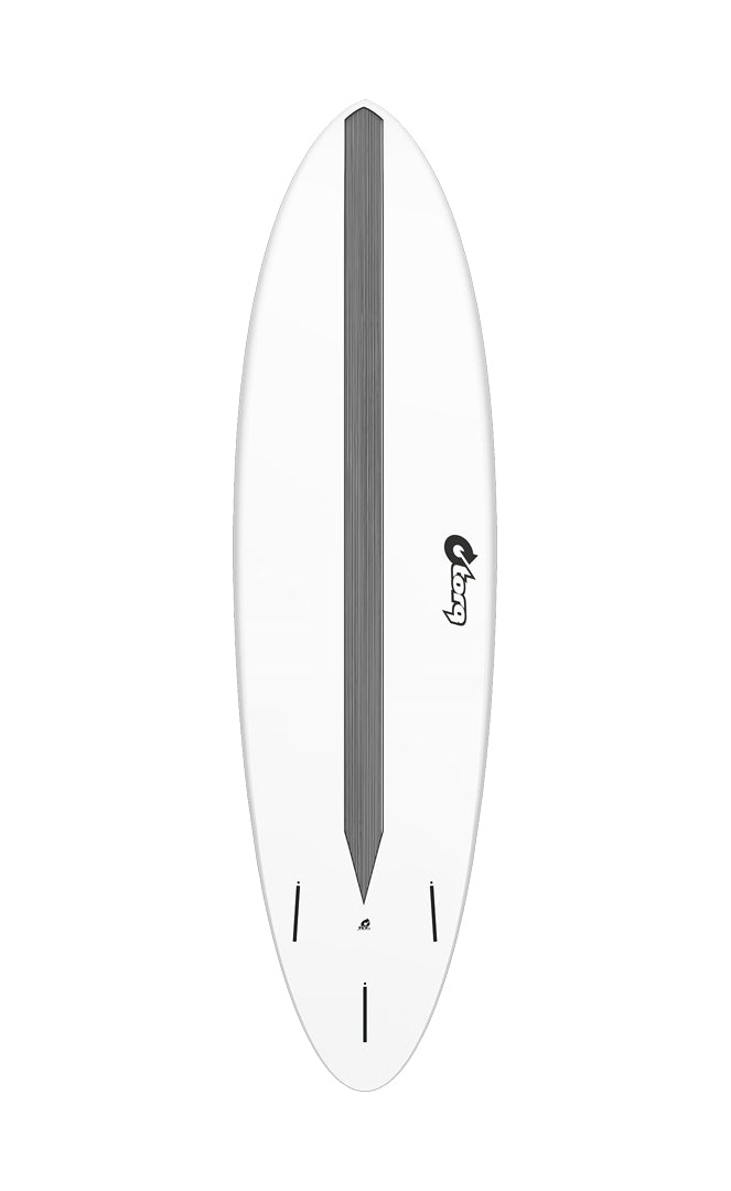 Torq Tet Cs Planche De Surf Funboard WHITE/CARBON STRIP