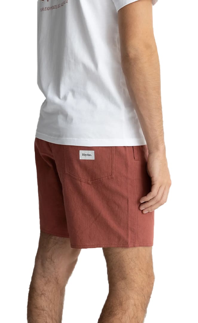 Textured Linen Shorts Mann