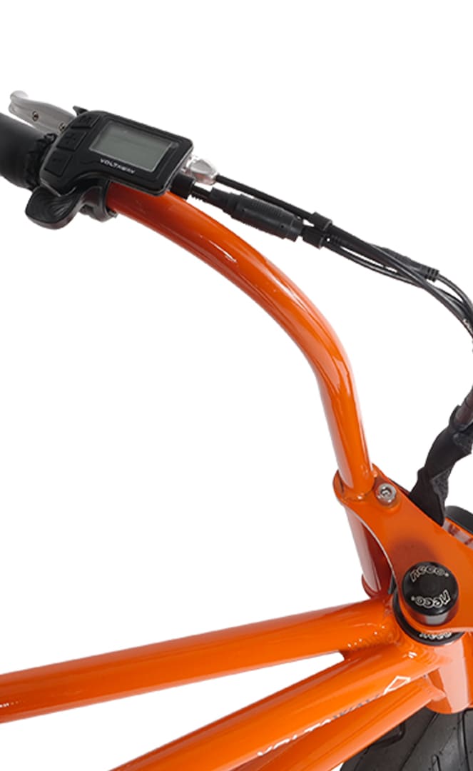 Voltaway Passenger Elektrofahrrad Fat Bike Fullspeed Orange/Black