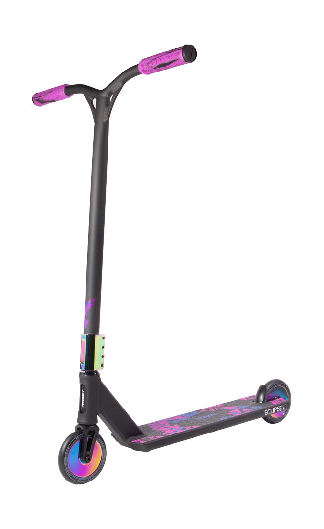 Eclipse Black/Oil Slick Freestyle Scooter Complete