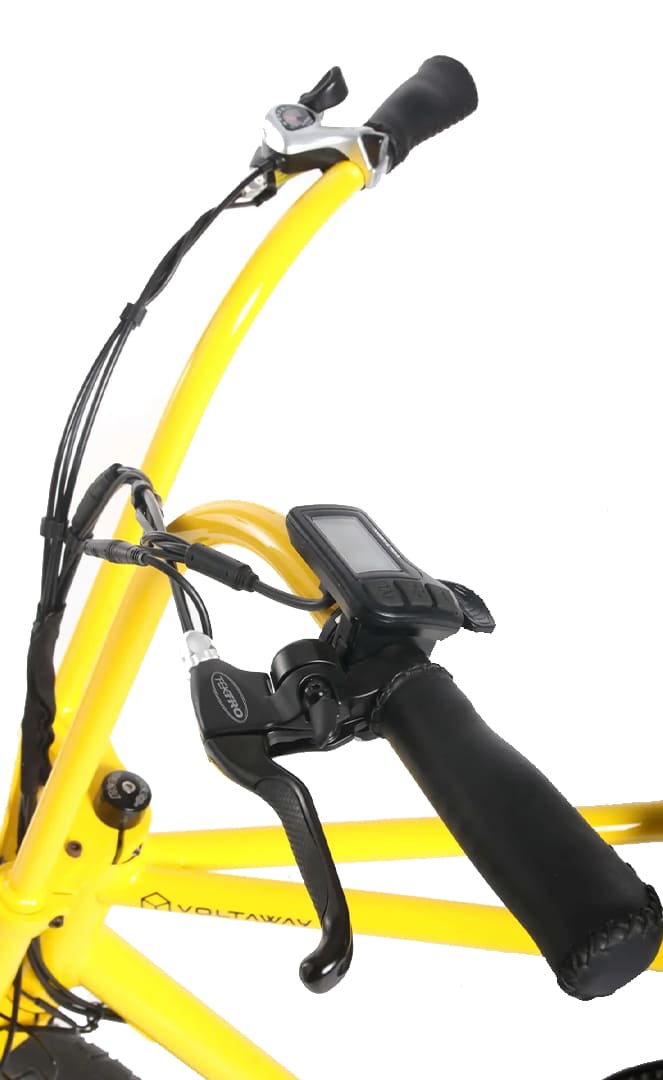 Voltaway Passenger Velo Electric Fat Bike Yellow Black