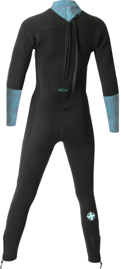 4/3 Dual Zip Full Suit Longline Overall Women#SteamersOcean Step