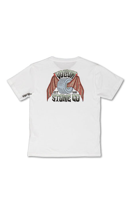 Bat Wheel Basic White T-Shirt Mann#Tee ShirtsVolcom