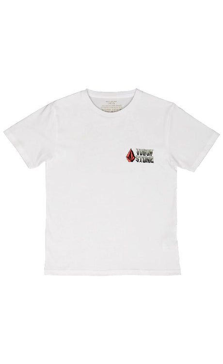 Bat Wheel Basic White T-Shirt Mann#Tee ShirtsVolcom