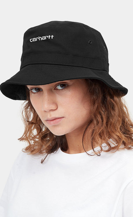 Carhartt Script Bucket Hat Black/white Hüte BLACK/WHITE