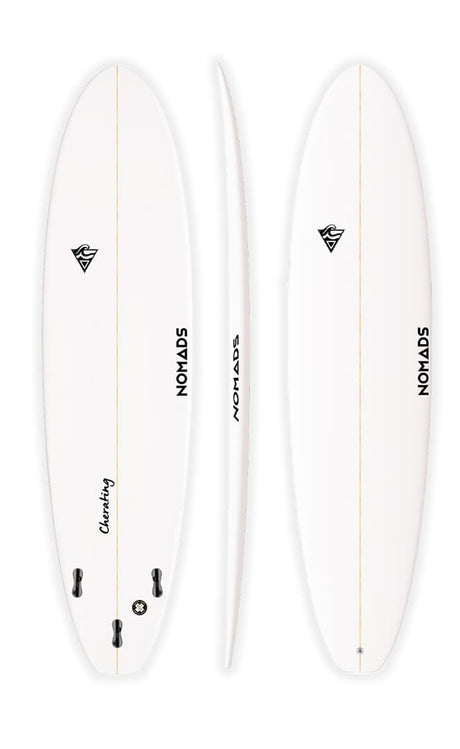 Cherating Surfboard Mini Malibu White#Funboard / HybrideNomads Surfing