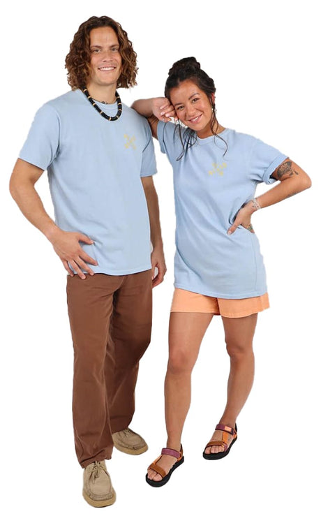 Isabelle Light Blue T-Shirt S/S Unisex#Tee ShirtsOxbow