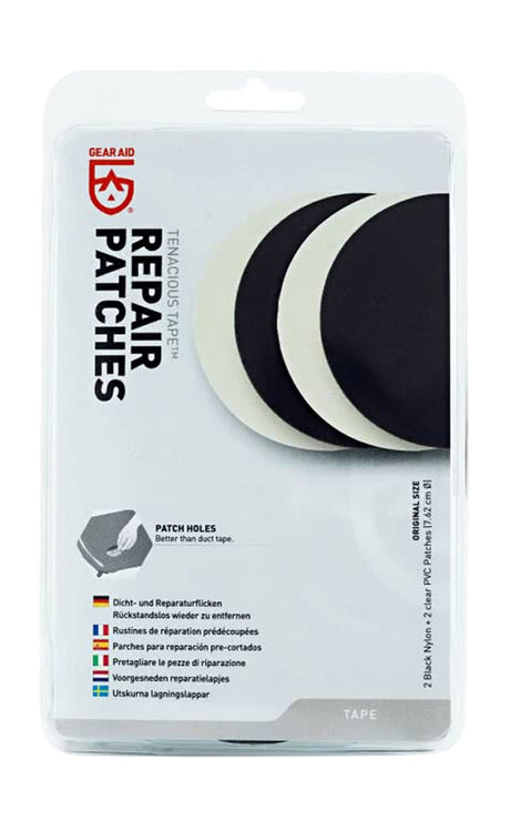 Mc Nett Tenacious Tape® Patch Rund 2 Pvc Clear + 2 Nylon 