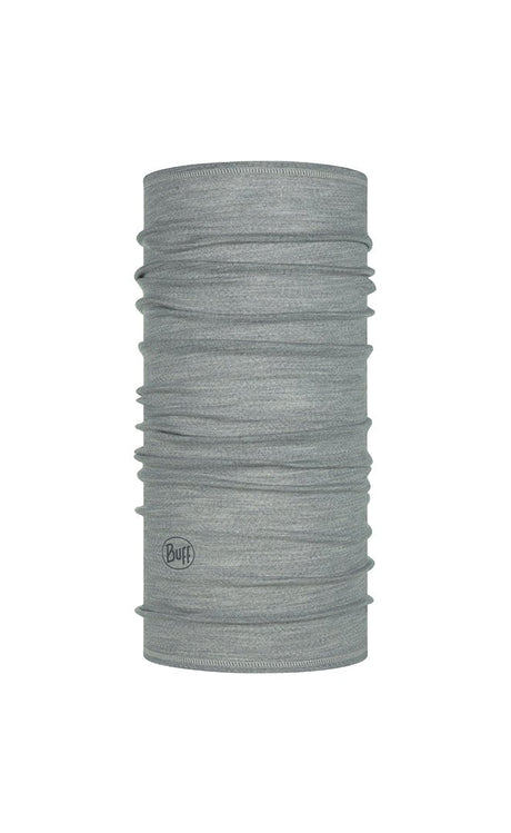 Merino Lightweight Solid Light Grey Halsband#Cache CouBuff