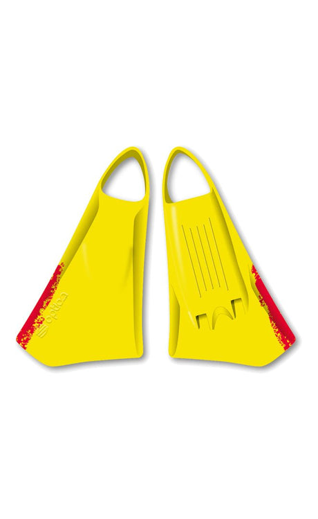 Option 2 Yellow/Red Bodyboard-Flossen#Sniper-Flossen