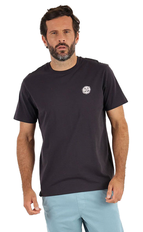 Oxbow Teller T-Shirt S/s Graphic Graphite Mann GRAPHITE