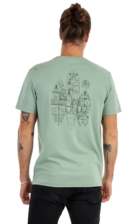 Oxbow Tirikou T-Shirt S/s Graphic Oasis Männlich OASIS