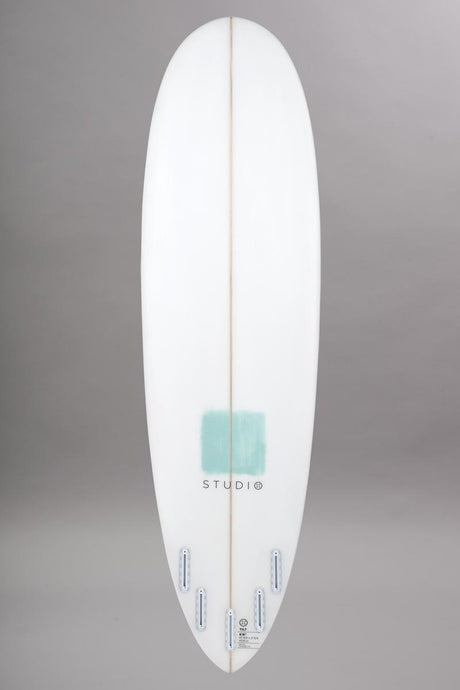 Studio 6'8 Tilt Hybride Surfboard WHITE TEAL (PRP01)