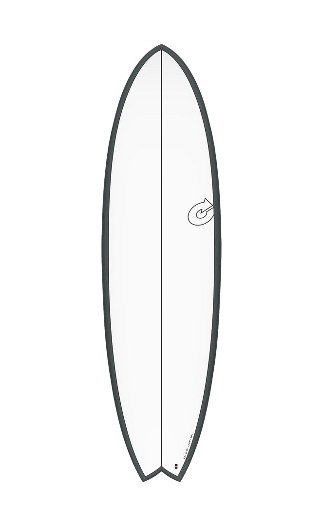 Torq Tet Cs Rail Color Design Surfboard Fish GRHT RAIL/CRBN STRIP