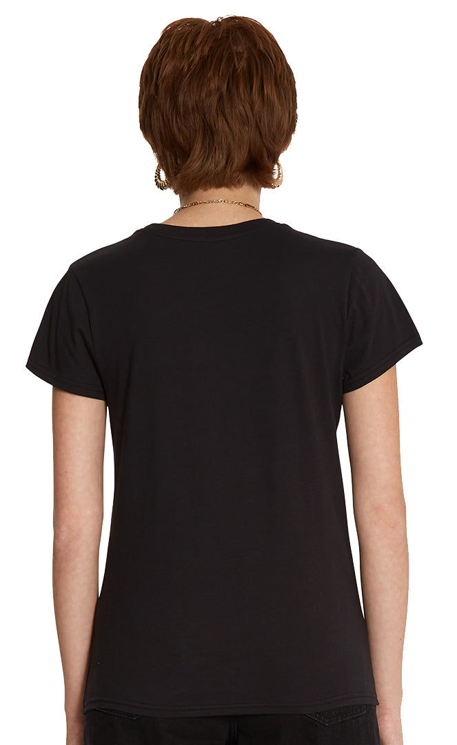 Volcom Stone Blanks Black T-shirt S/s Women BLACK