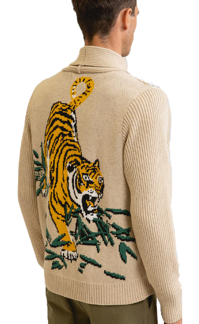 Aloha Tiger Tricot Homme