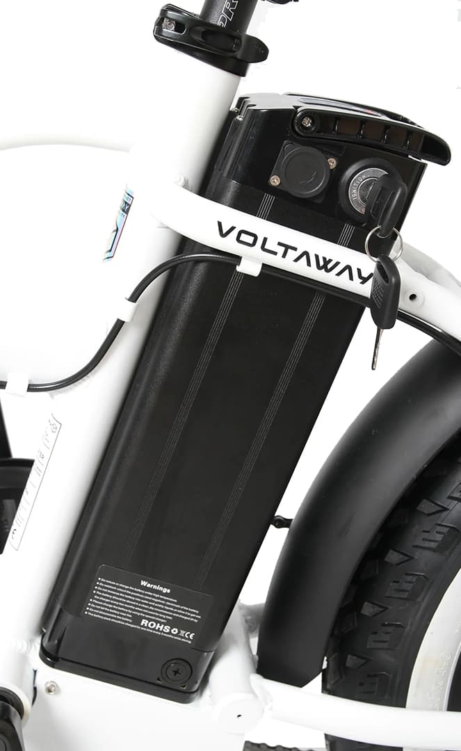Voltaway Commuter Electric Bike White Black