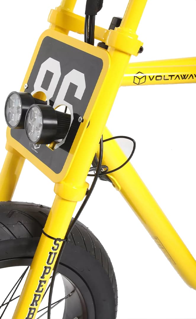 Voltaway Passenger Velo Electrique Fat Bike Yellow Black
