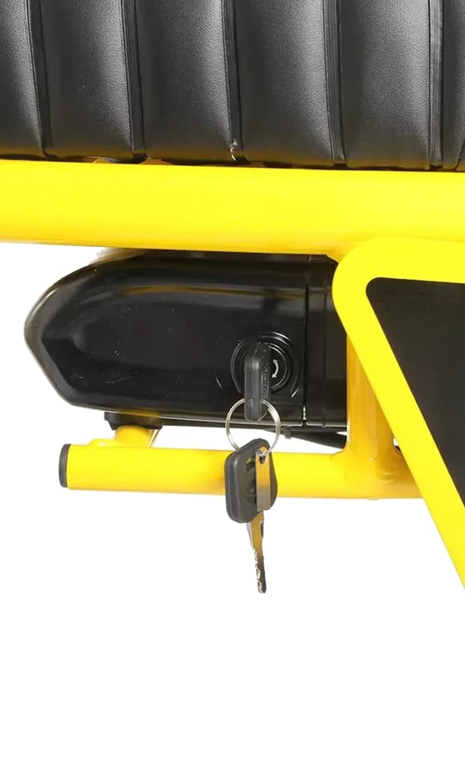 Voltaway Passenger Velo Electrique Fat Bike Yellow Black
