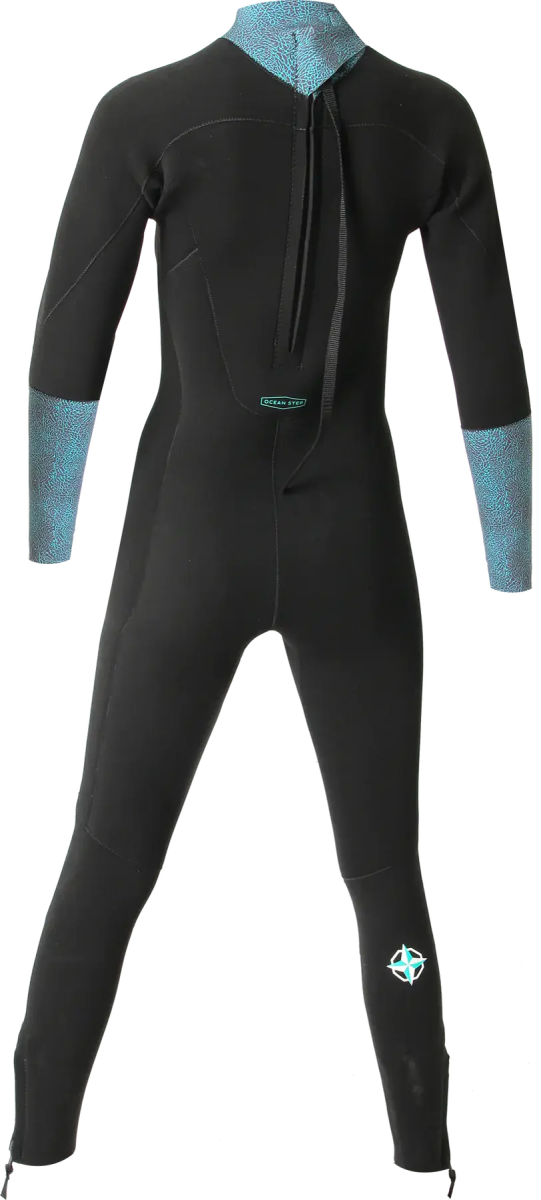 4/3 Dual Zip Full Suit Women's Ribbed Jumpsuit#SteamersOcean Step