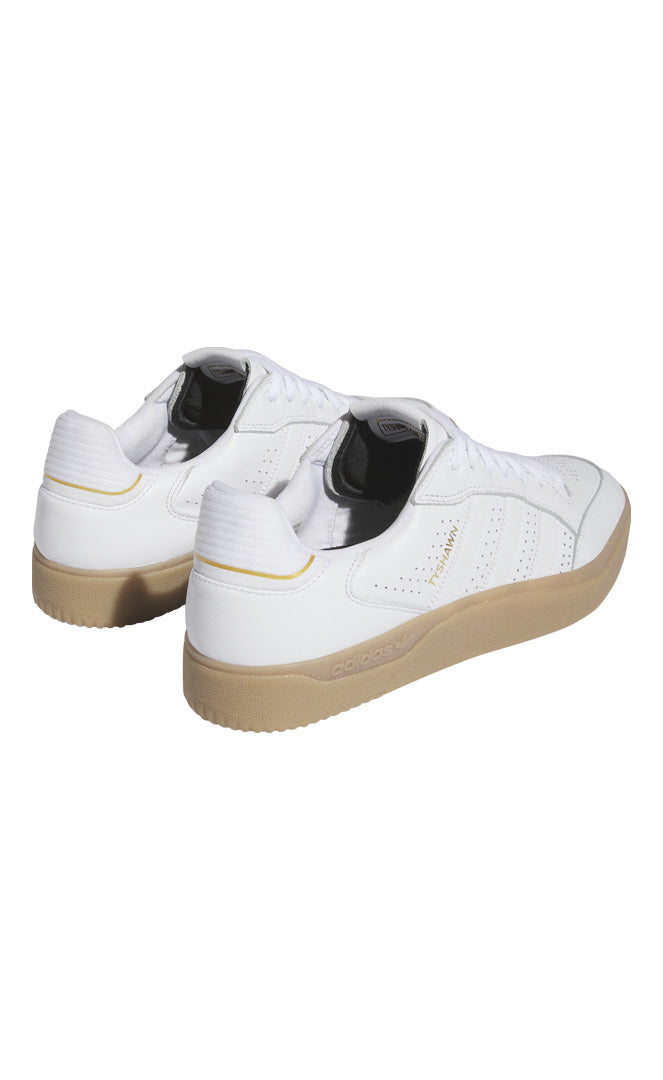 Adidas Tyshaw Low White/white Gum Chaussures De Skate WHITE