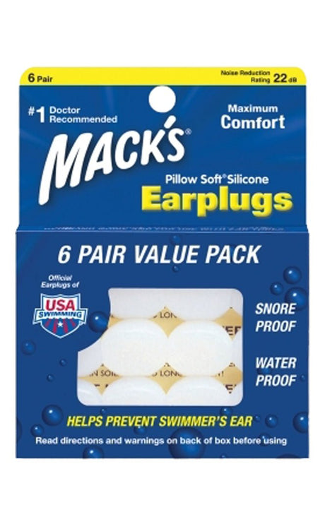 Adult Silicone Earplugs Surf#Mack's Earplugs