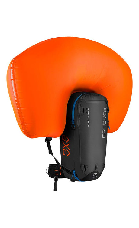 Ascent 30L Black Bag Airbag Avalanche Safety#Backpacks AirbagsOrtovox
