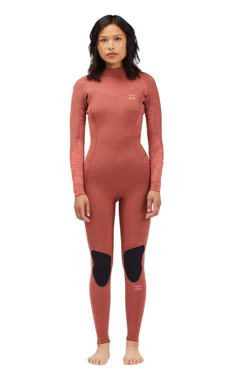 Billabong 302 Synergy Bz Full 3/2mm Women's Wetsuit RED CLAY