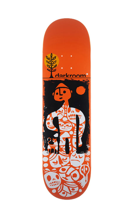 Darkroom Scumstache 8.6 X 32.375 Skateboard Deck ORANGE