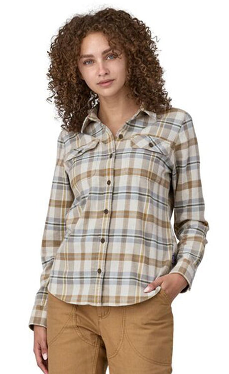 Fjord Flannel Chemise Manches Longues Femme#Patagonia Shirts