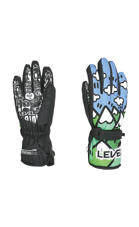 Junior Ninja Green Children's Ski Snowboard Gloves#SkiLevel Gloves