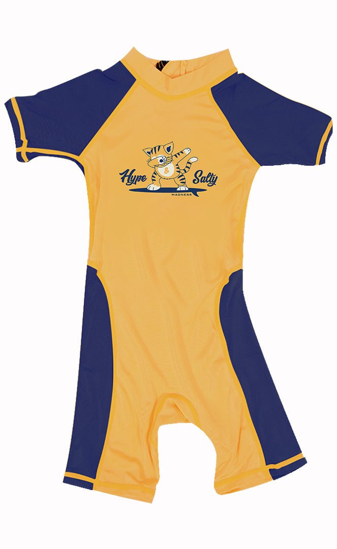 Logo Short Sleeve Upf50 Lycra Surf Baby#LycrasMdns