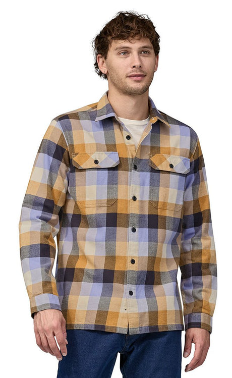 Organic Cotton Fjord Flannel Chemise Manches Longues Homme#Patagonia Shirts