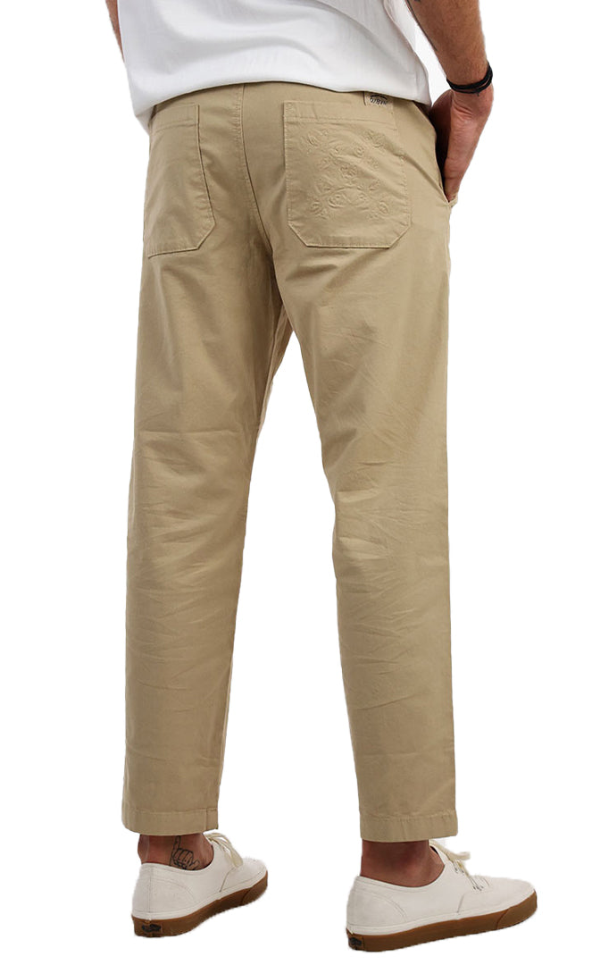 Oxbow Riklo Lightweight Stretch Canvas Pants Clay Man ARGILE