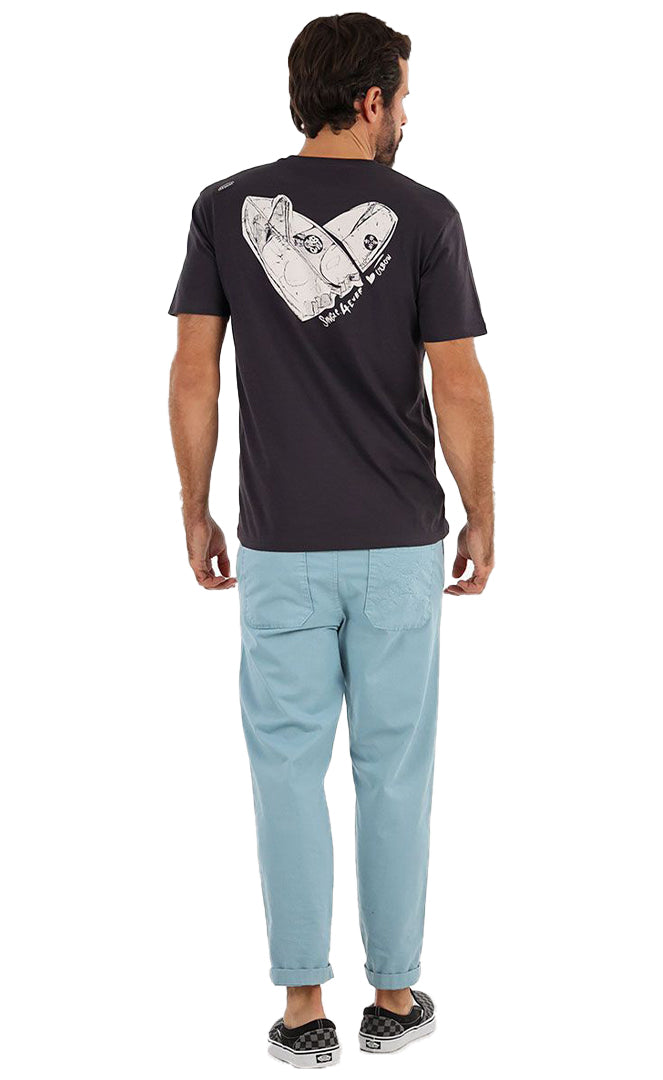 Oxbow Teller T-shirt S/s Graphite Graphite Homme GRAPHITE