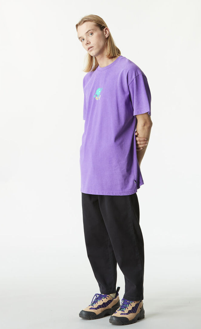 Picture Tread Purple Washed T-shirt Man Manches Courtes PURPLE WASHED