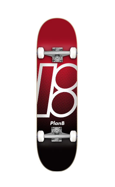 Plan B Team Andromeda 8.125 X 31.85 Complete Skateboard RED