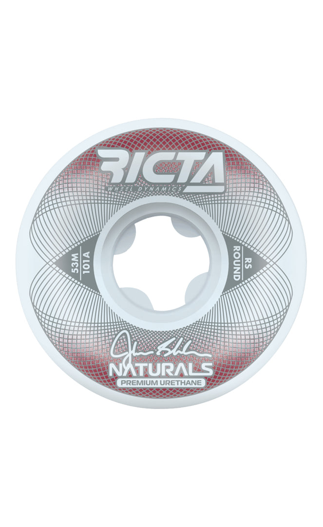 Ricta Shanahan Geo Nat Round 53mm 101a (set Of 4) WHITE/RED