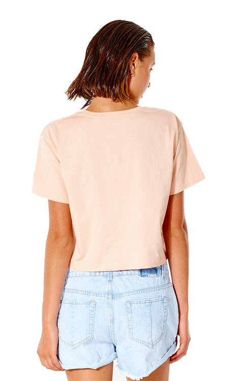 Rip Curl Playabella Crop T-shirt Women's DUSK PINK