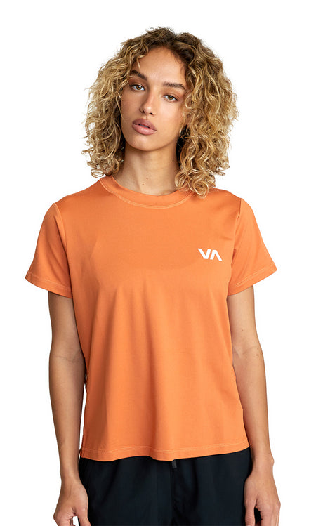 Rvca Sport Vent Cacao Women's T-shirt S/s CACAO