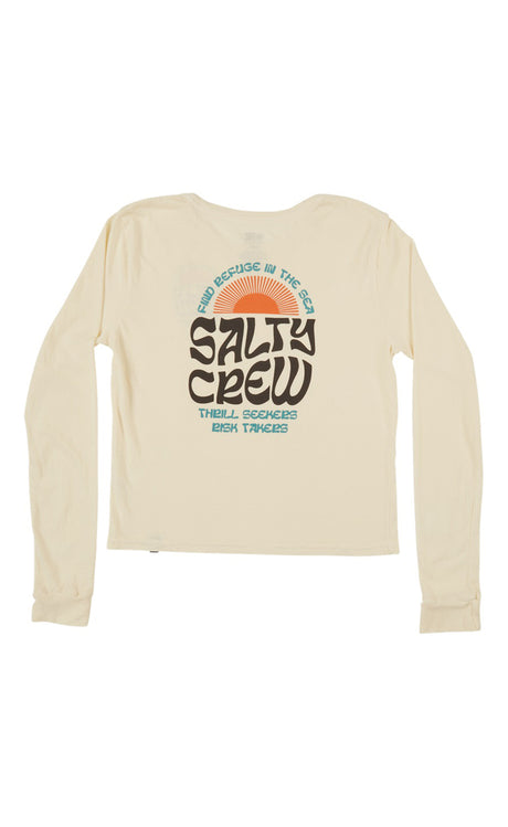 Salty Crew Sunrise Skimmer Bone T-shirt L/s Women's BONE