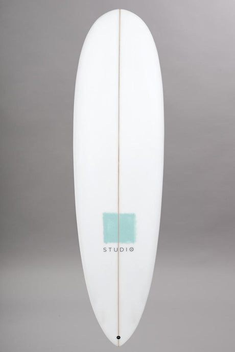 Studio 6'8 Tilt Hybrid Surfboard WHITE TEAL (PRP01)