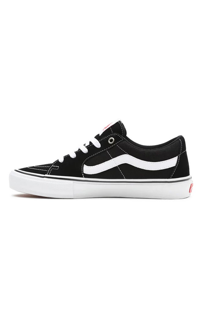 Vans Skate Sk8-low Black/white Skate Shoes Homme BLACK/WHITE