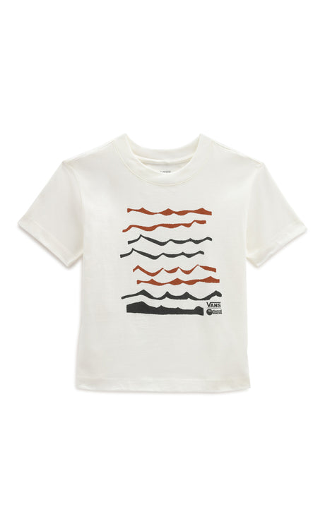 Vans Textured Waves Boxy Marshmallow T-shirt S/s Women's MARSHMALLOW