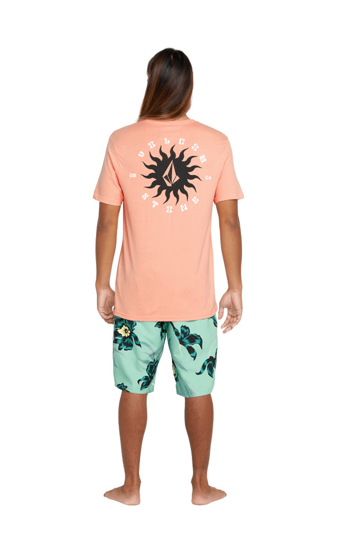 Volcom Fty Rayz Summer Orange T-shirt S/s Man SUMMER ORANGE